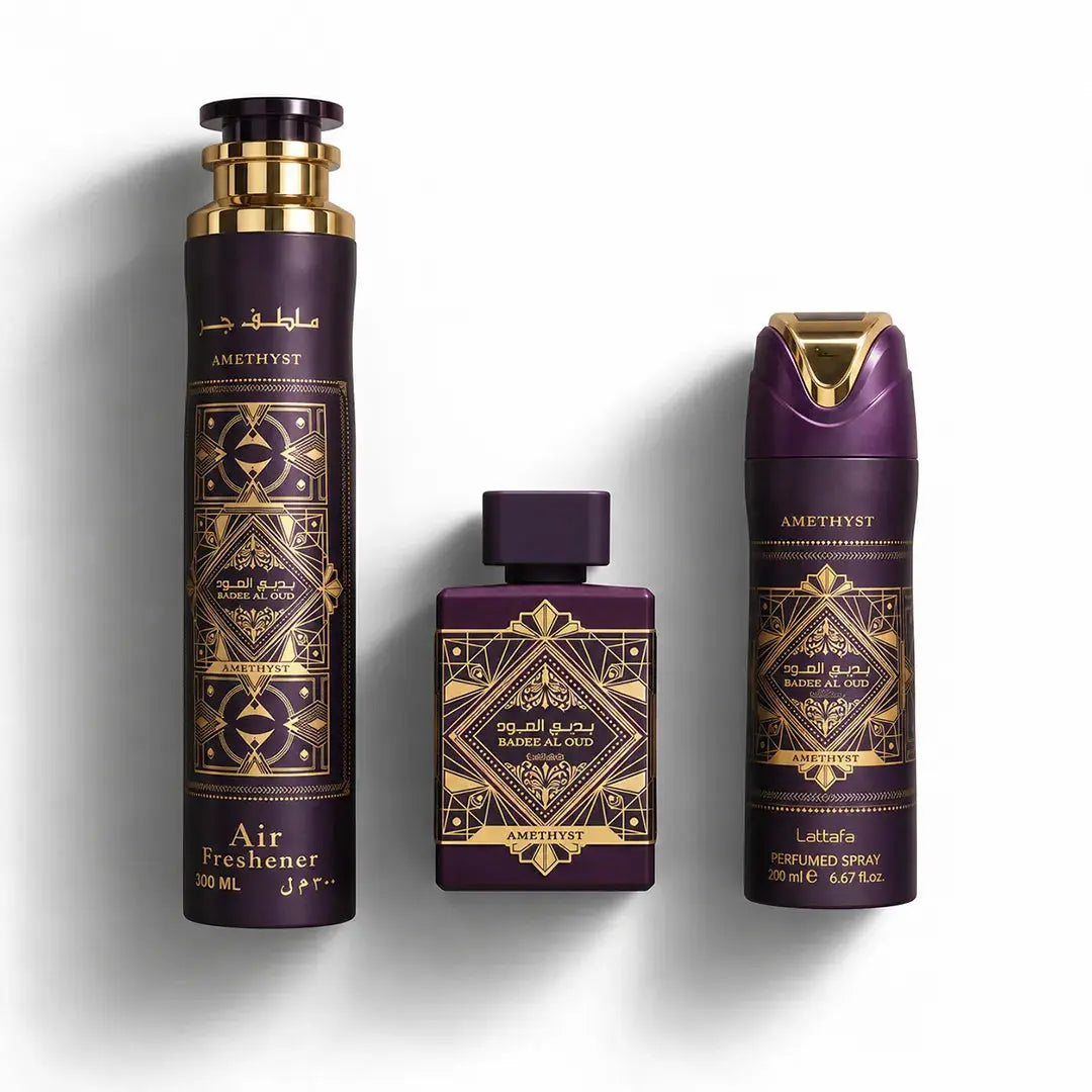 Lattafa Badee Al Oud Amethyst Gift Set 