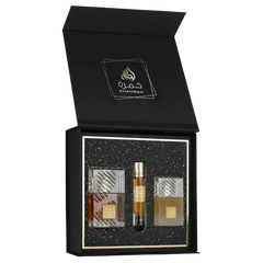 Lattafa Khamrah Gift Set with Hair Mist 3 Pcs 