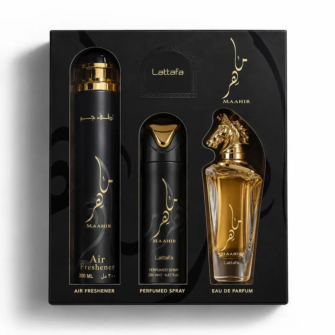 Lattafa Maahir Gold Gift Set 