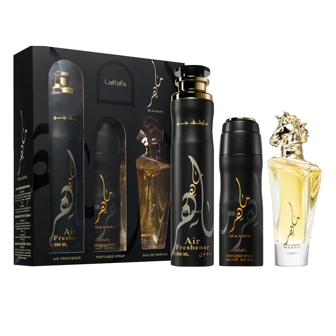 Lattafa Maahir Gold Gift Set for Men 