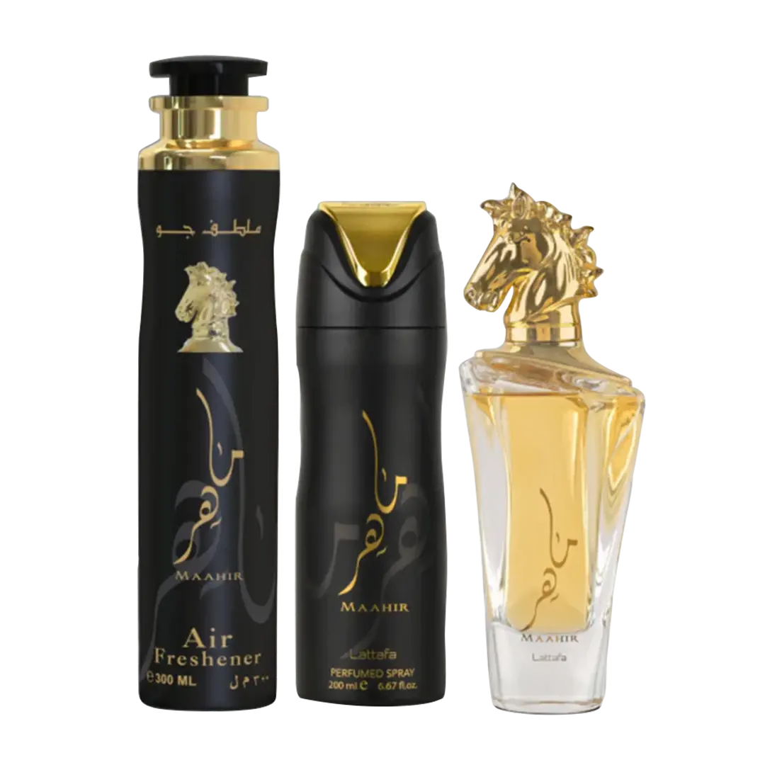 Lattafa Maahir Gold Gift Set for Men 