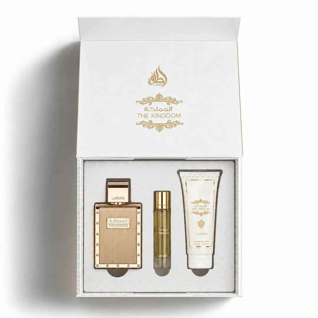 Lattafa The Kingdom Man Gift Set 