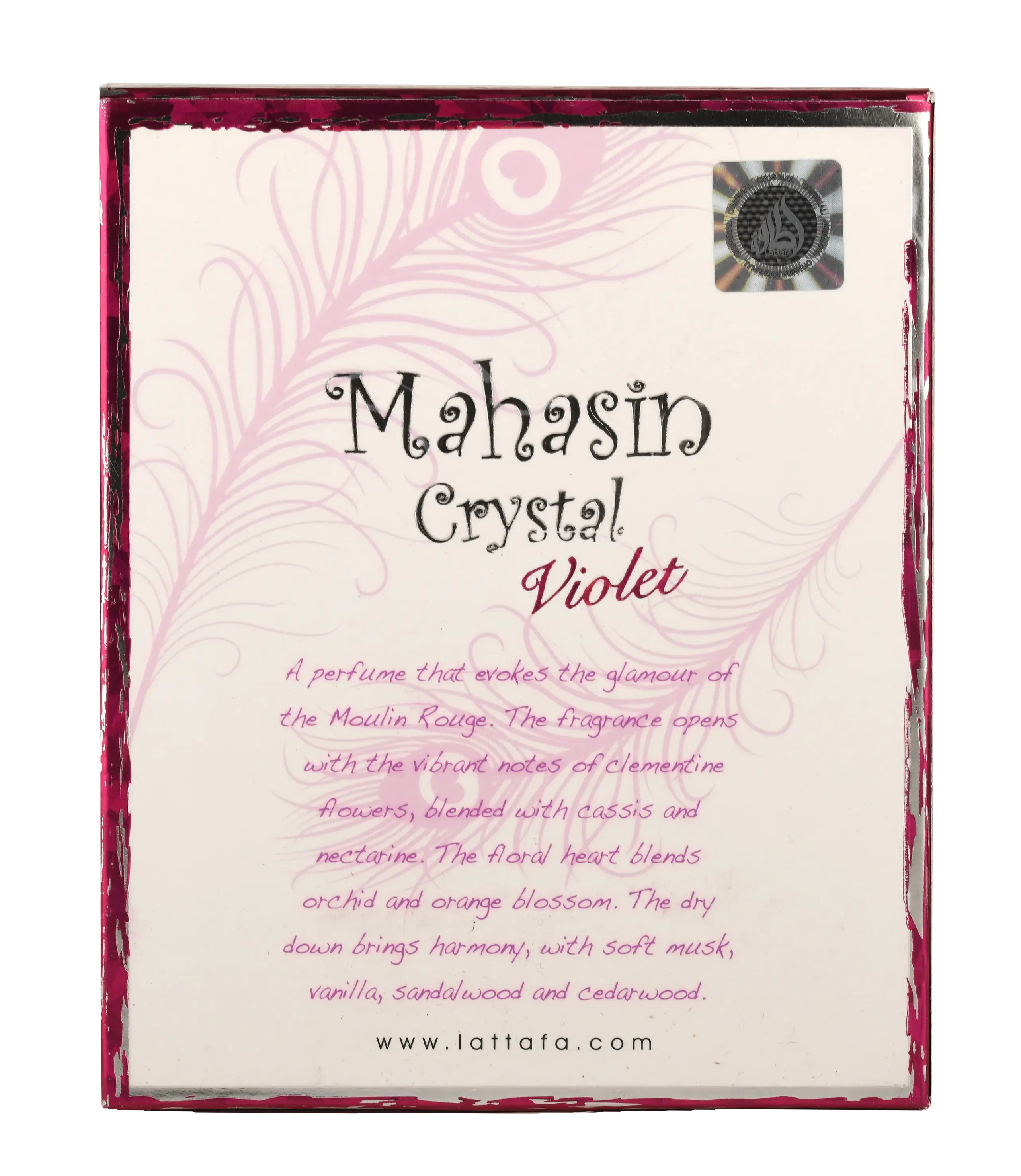 Mahasin Crystal Violet + 50ml Deo 